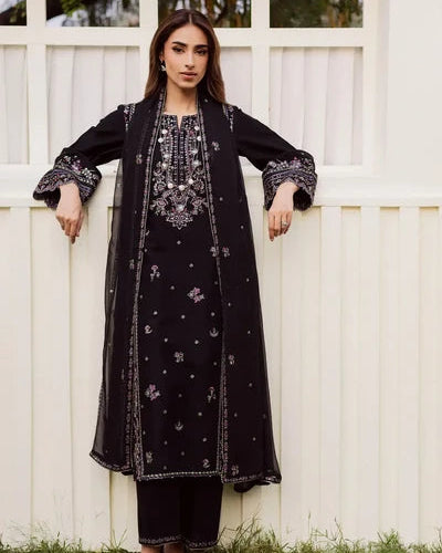 CRS5 3 Piece Embroidered Cambric Suit