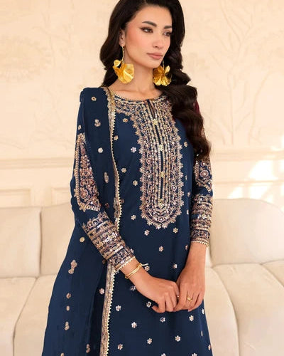 CRS6 3 Piece Embroidered Dress